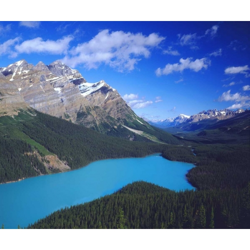 Canada, Alberta, Banff NP A glacier-fed lake